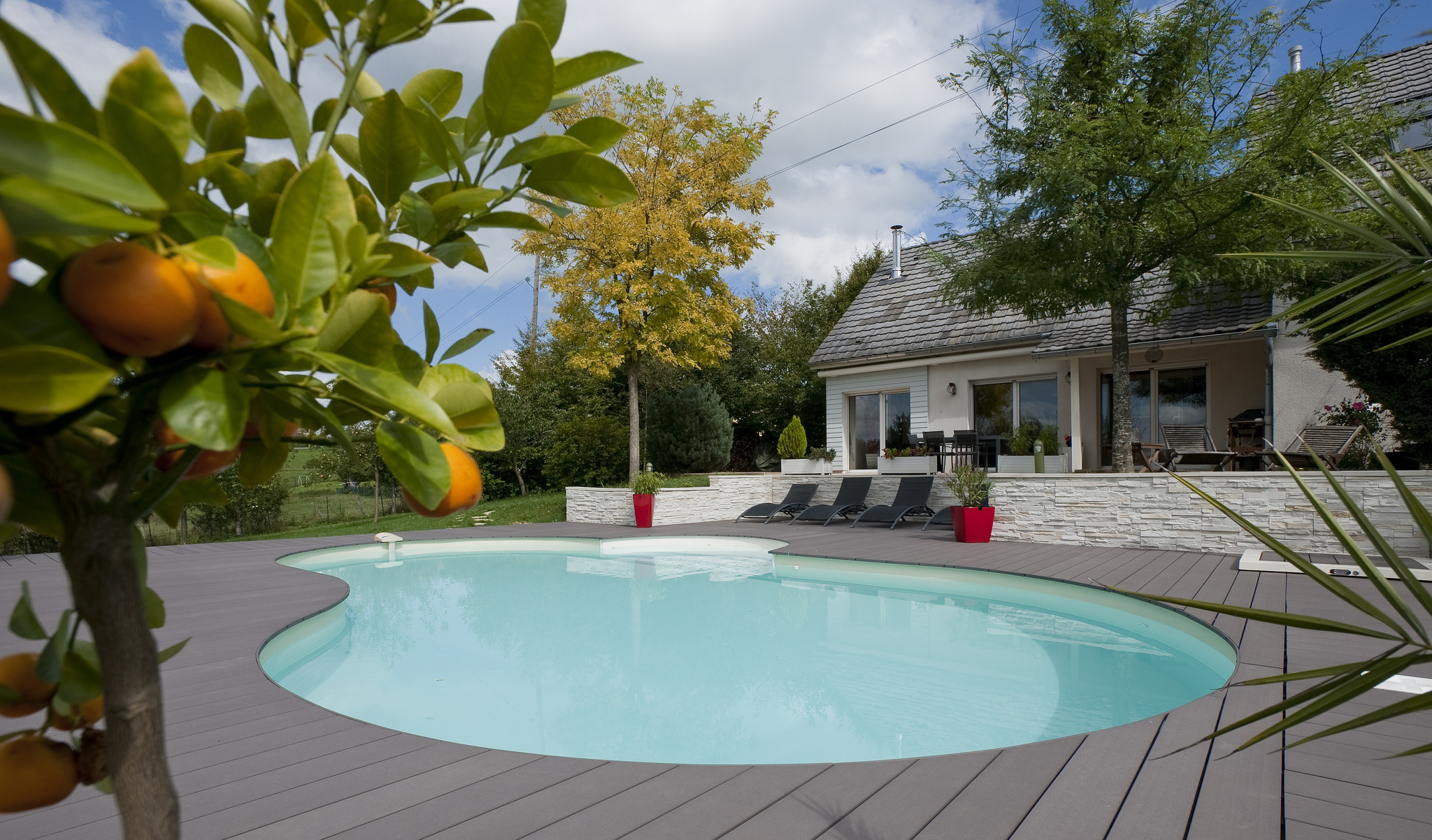 Accueil Piscine creusée - Accueil